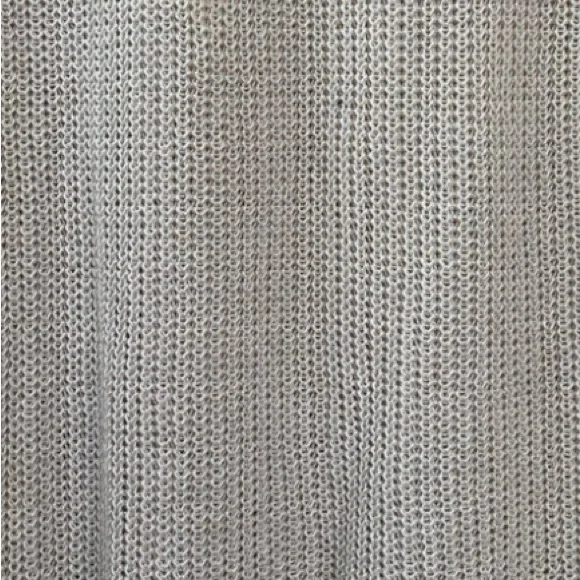 Zara Oversized Sleeveless Linen Cotton Knit Long Top Cream Tan S/M - Picture 5 of 7